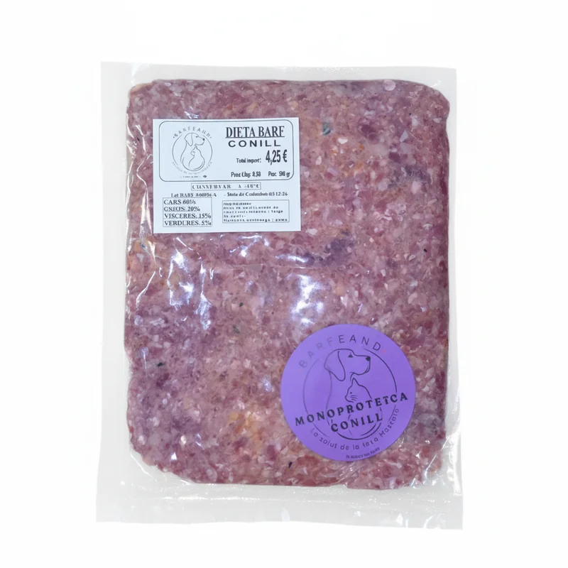 Paquet BARFEAND Conill de 500 g