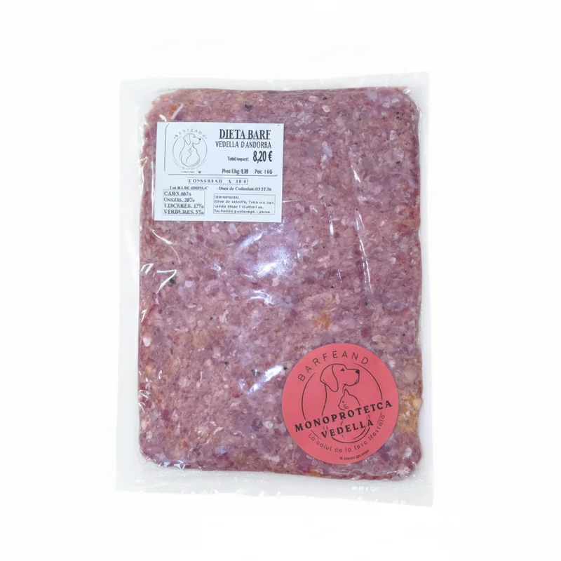 Paquet BARFEAND Vedella d’Andorra de 1 kg